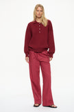 Oversized Chunky Polo - Sangria