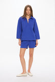 Carla - Oversized Pop-Over - Indigo