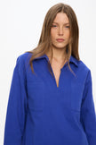 Carla - Oversized Pop-Over - Indigo