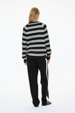 WR Track Pant - Black + White Stripe