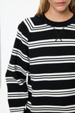 WR Track Pant - Black + White Stripe