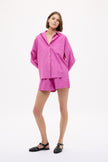 Chiara Long Sleeve Shirt Classic - Fuchsia
