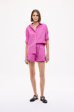 Chiara Long Sleeve Shirt Classic - Fuchsia