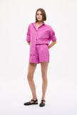 Chiara Long Sleeve Shirt Classic - Fuchsia