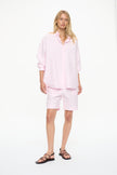 Mara Drawstring Shorts - Pinpoint Candy Floss