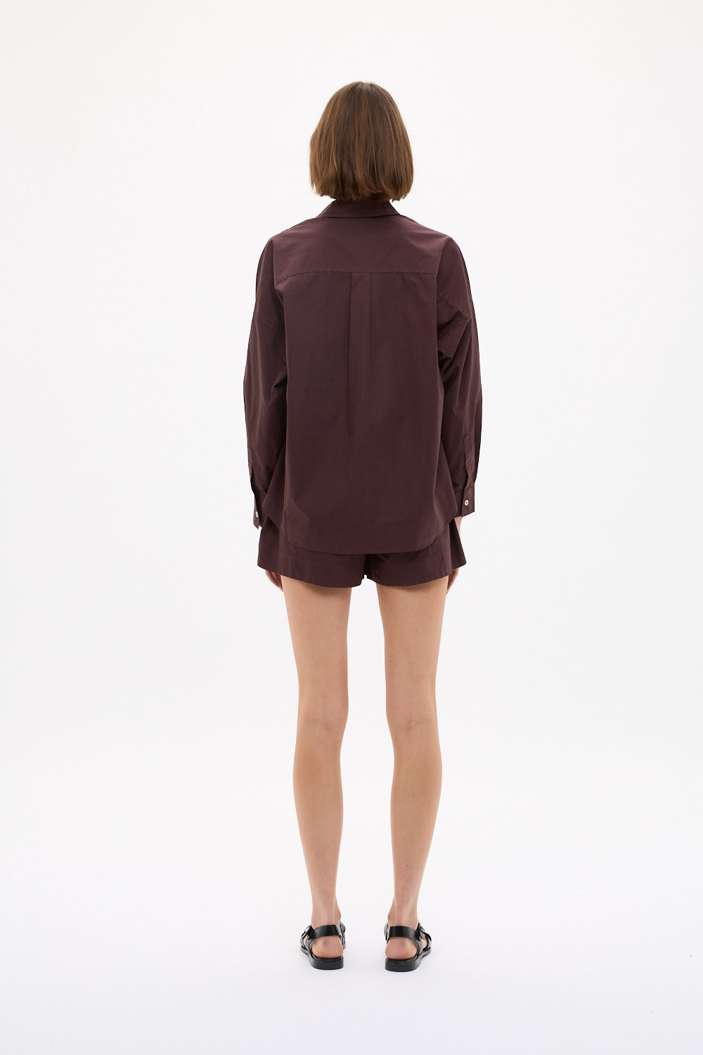 Chiara Long Sleeve Shirt Classic - Chocolate