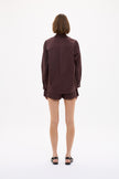 Chiara Long Sleeve Shirt Classic - Chocolate