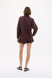 Chiara Long Sleeve Shirt Classic - Chocolate