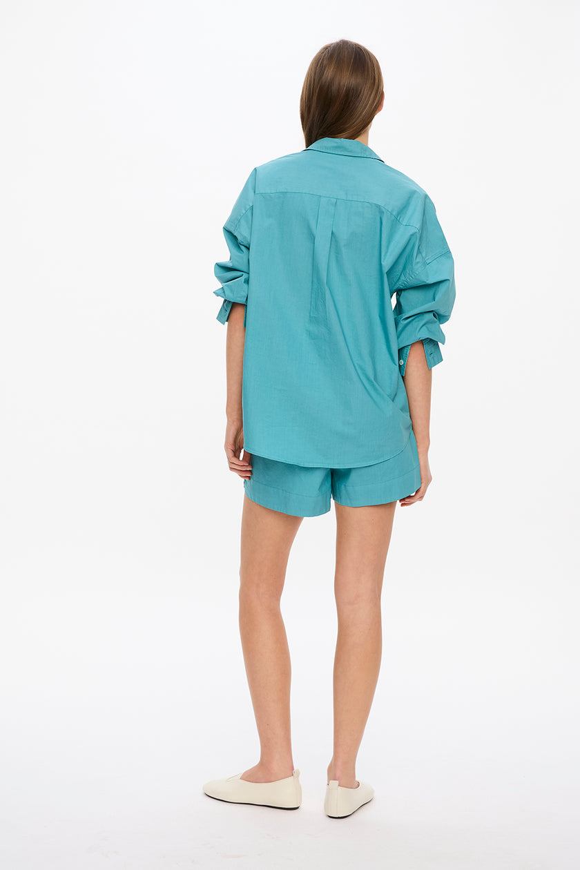Chiara Long Sleeve Shirt - Classic  - Teal