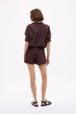 Chiara Long Sleeve Shirt Classic - Chocolate