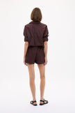 Chiara Long Sleeve Shirt Classic - Chocolate