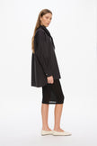 Alma Neck-Tie Shirt - Black
