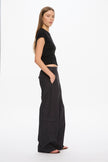 Chiara - Cargo Relaxed Pants - Black