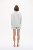 Chiara Shorts - Classic Stripe - Natural/Dark Olive/ Sunny Lime