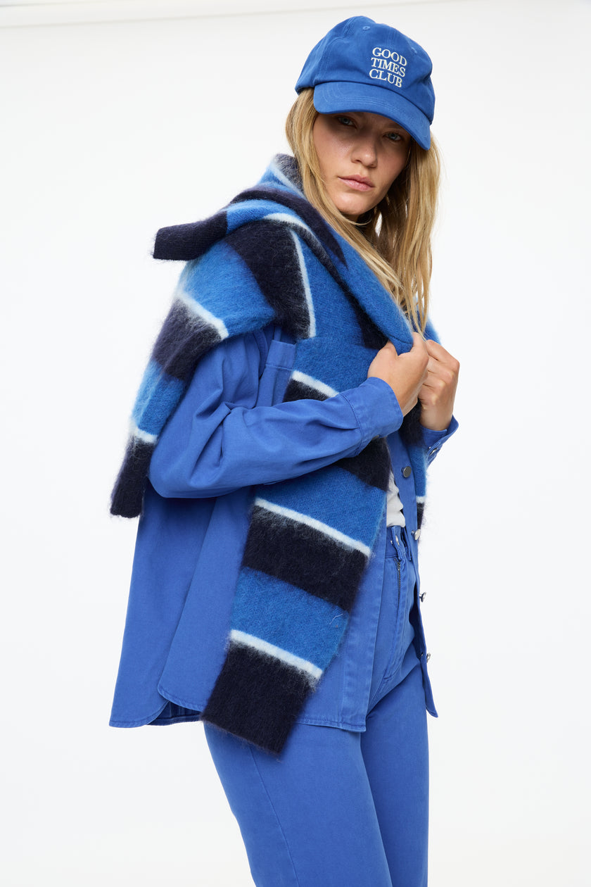 Liora Shacket Cobalt