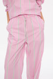 Mara Drawstring Pants - Bubble Gum/White/Teal/Olive