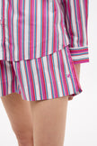 Chiara Shorts Multi Stripe - Fuchsia Multistripe