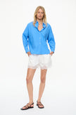 Lumi Lace Trim Shorts White