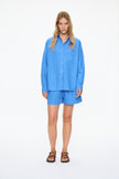 Chiara Long Sleeve Shirt - Classic - Ink Blue