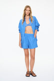 Chiara Long Sleeve Shirt - Classic - Ink Blue