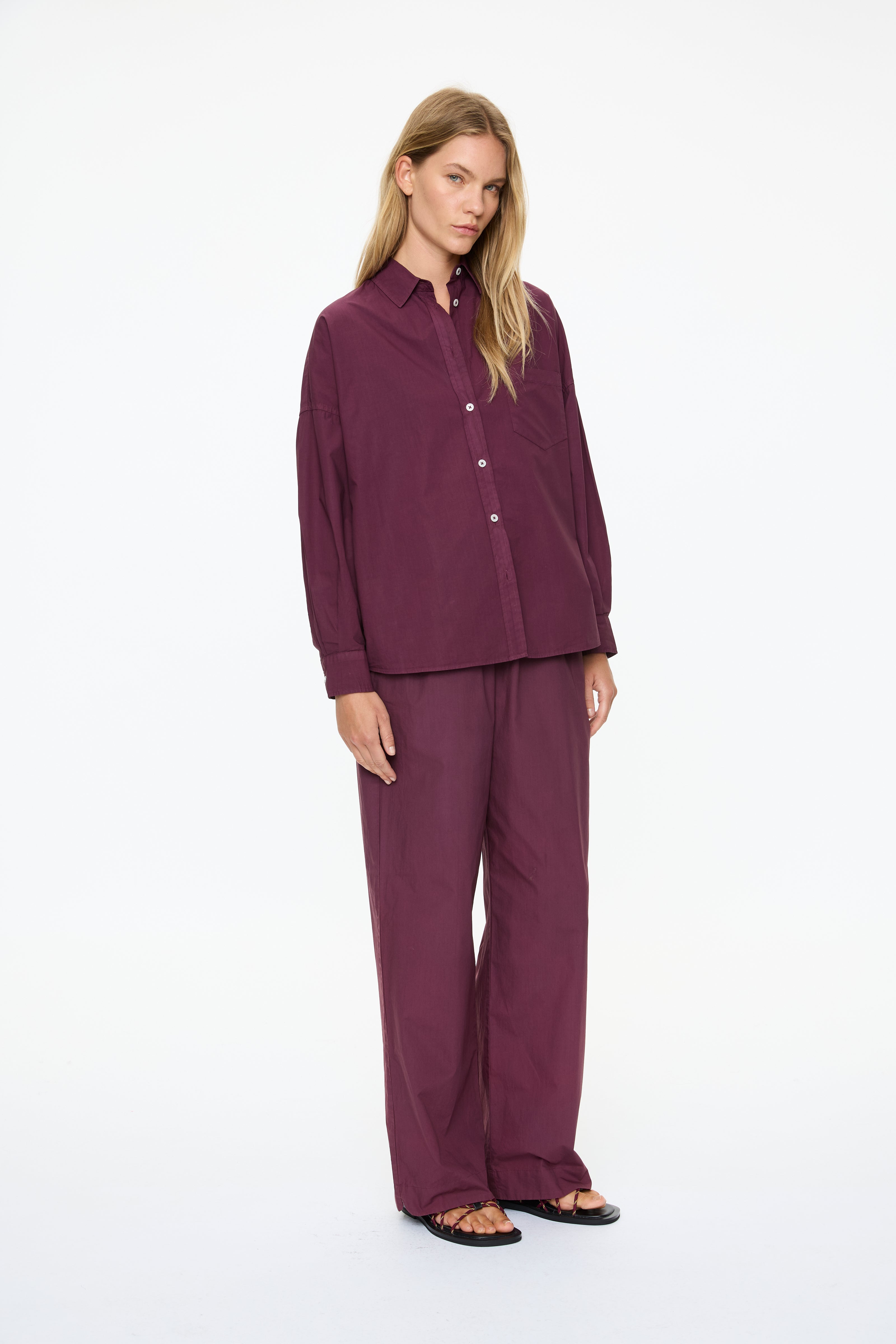 Bahia Pants - Cherry