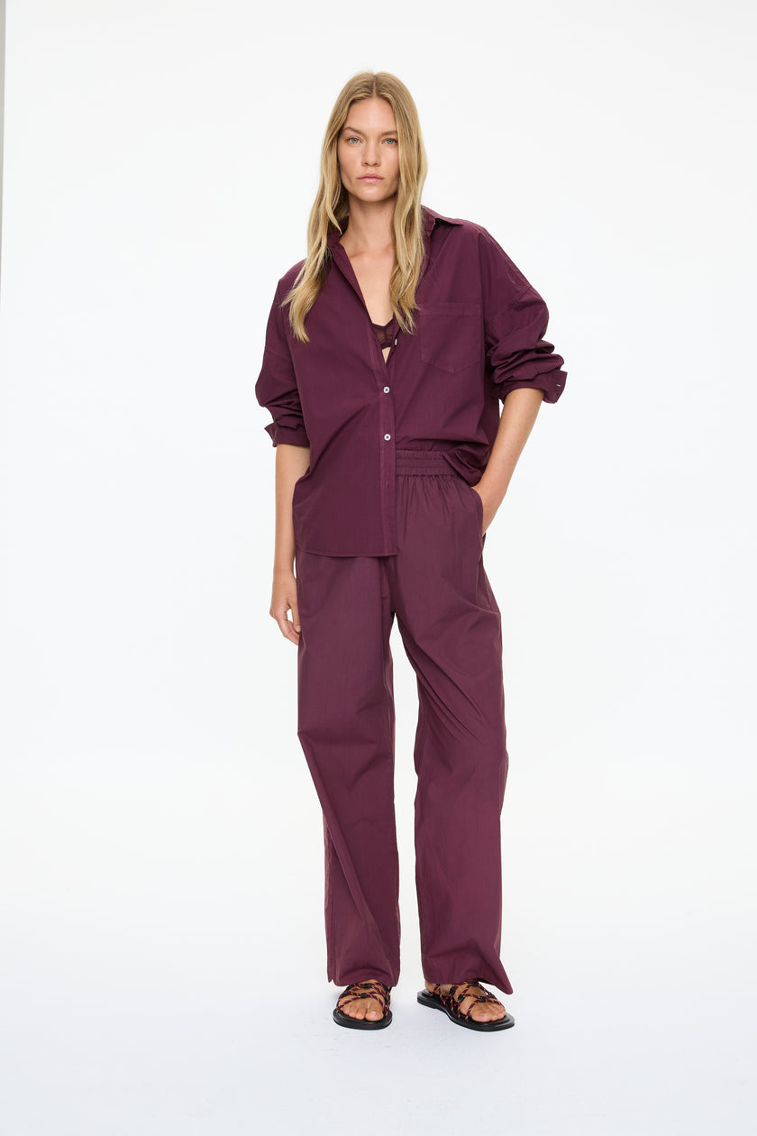 Chiara Long Sleeve Shirt Classic - Cherry