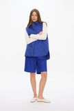 Noa Quilted Vest - Indigo