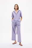 Bahia Pants Stripe - Pastel Lilac/Fig/Natural