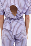 Bahia Pants Stripe - Pastel Lilac/Fig/Natural