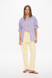 Mara Long Sleeve Shirt - Lavender/Delicate Blue/Olive/Limoncello