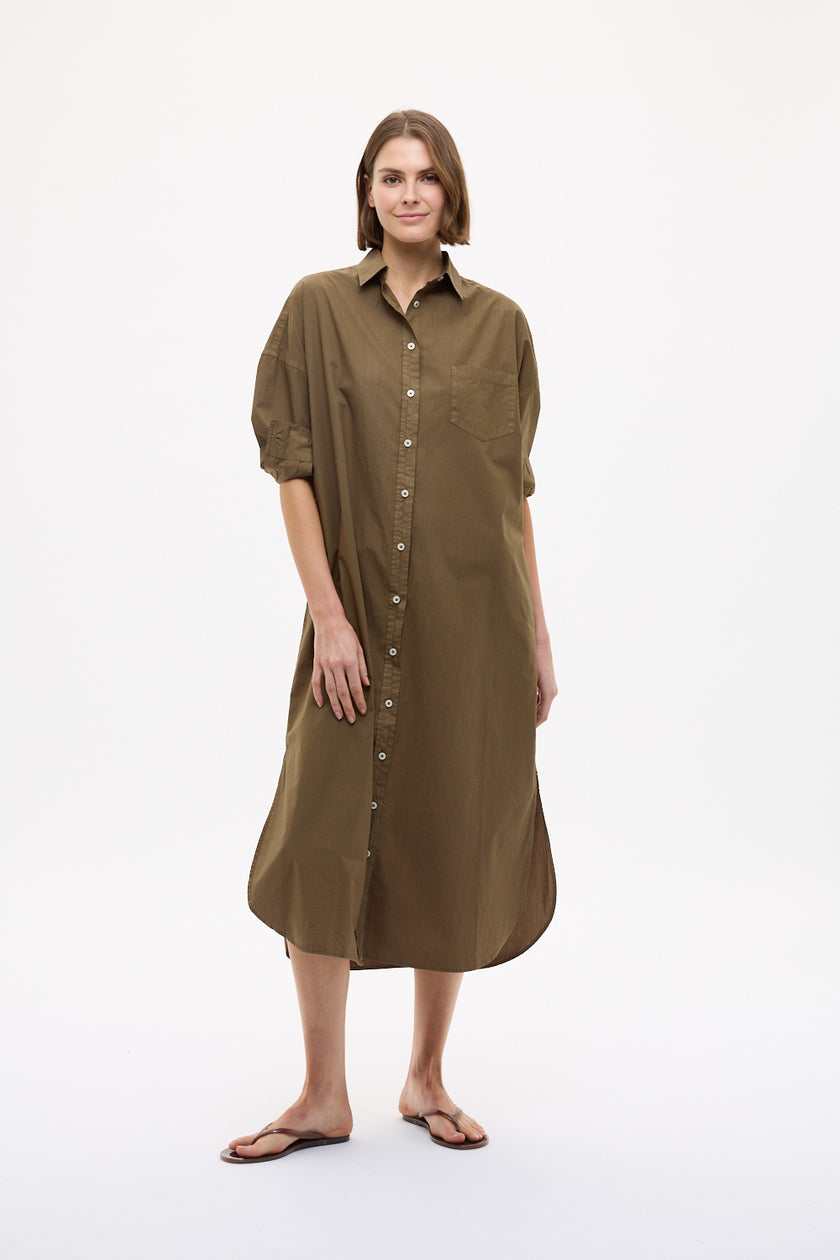 Chiara Maxi Dress - Dark Olive