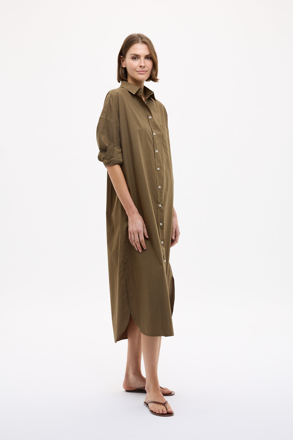 Chiara Maxi Dress - Dark Olive