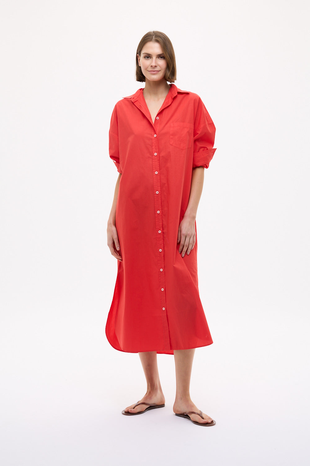 Chiara Maxi Dress - True Red