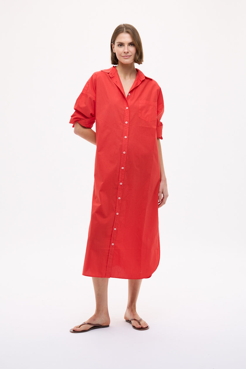 Chiara Maxi Dress - True Red