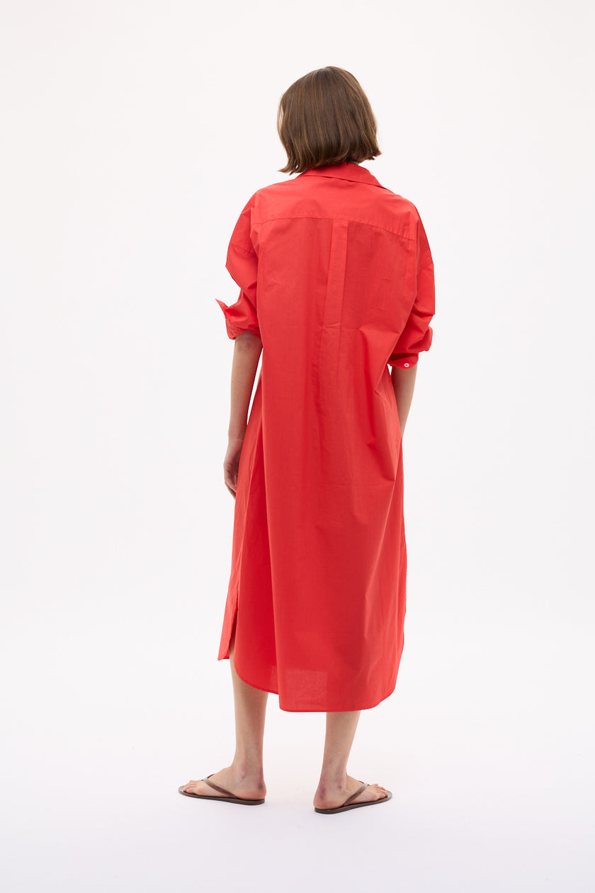 Chiara Maxi Dress - True Red