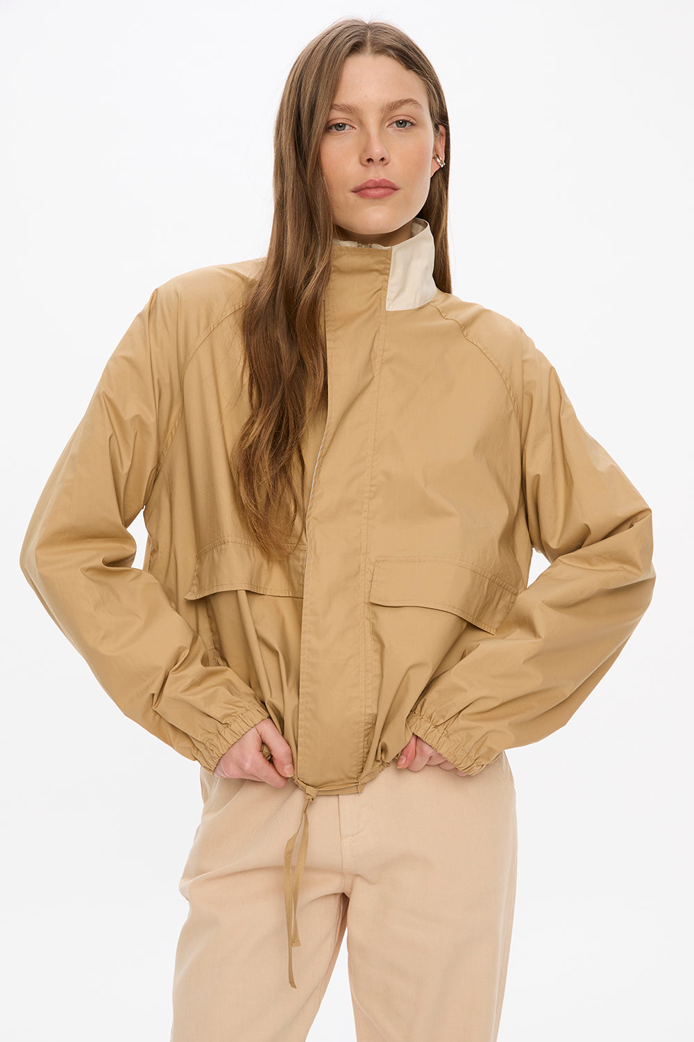 Solea Anorak - Toffee/Birch/Sky