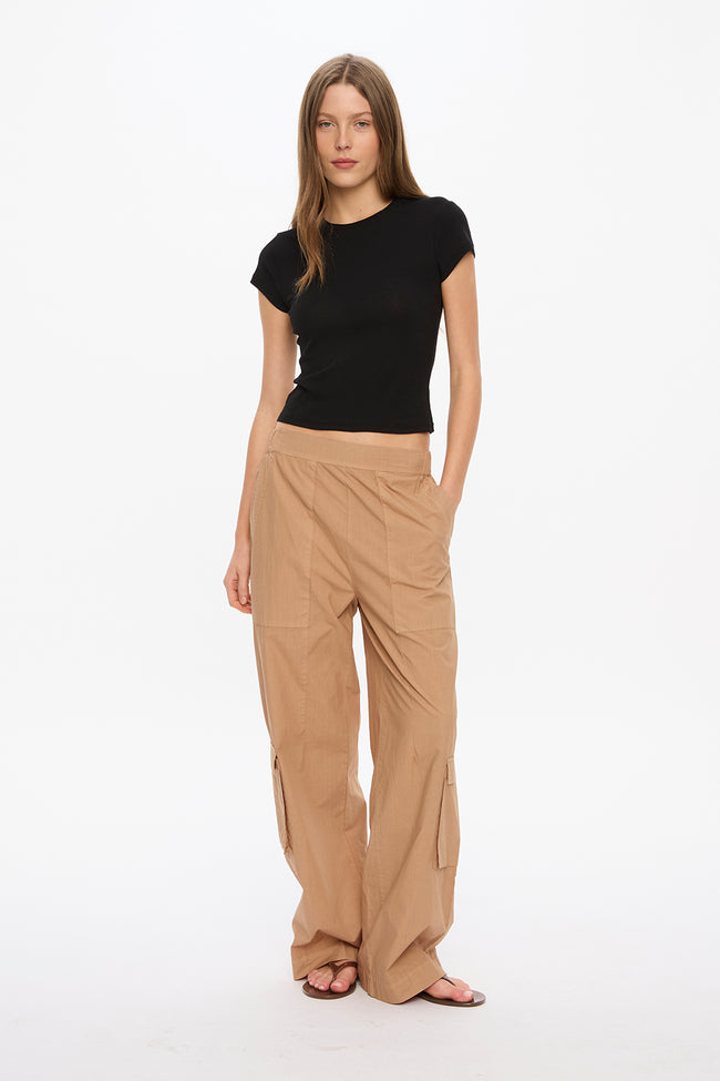 Chiara - Cargo Relaxed Pants - Toffee