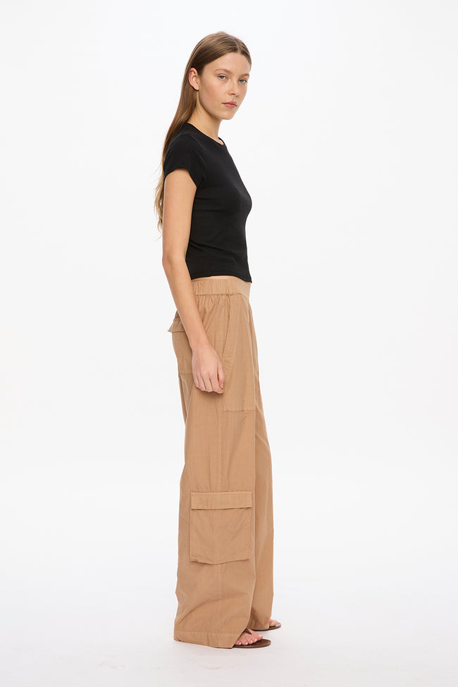 Chiara - Cargo Relaxed Pants - Toffee