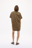 Chiara Short Sleeve MINI Dress - Dark Olive