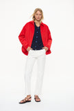 Noa Quilted Jacket - Corduroy  Ultra Red