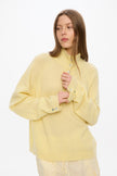 Raglan Knit with Buttons - Limoncello