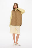 Noa Quilted Vest - Olive