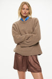 Chunky Oversized Knit Cashmere New Colour - Mocha