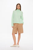 Raglan Knit with Buttons - Mint