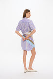 Rimini - Square Scarf - Delicate Blue/Olive/Lavender/Sand Dune/White