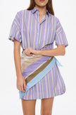 Rimini - Square Scarf - Delicate Blue/Olive/Lavender/Sand Dune/White