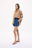 Mara Oversized Long Sleeve Shirt - Toffee