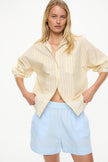 Chiara Long Sleeve Shirt Classic  Limoncello/Ice/Olive