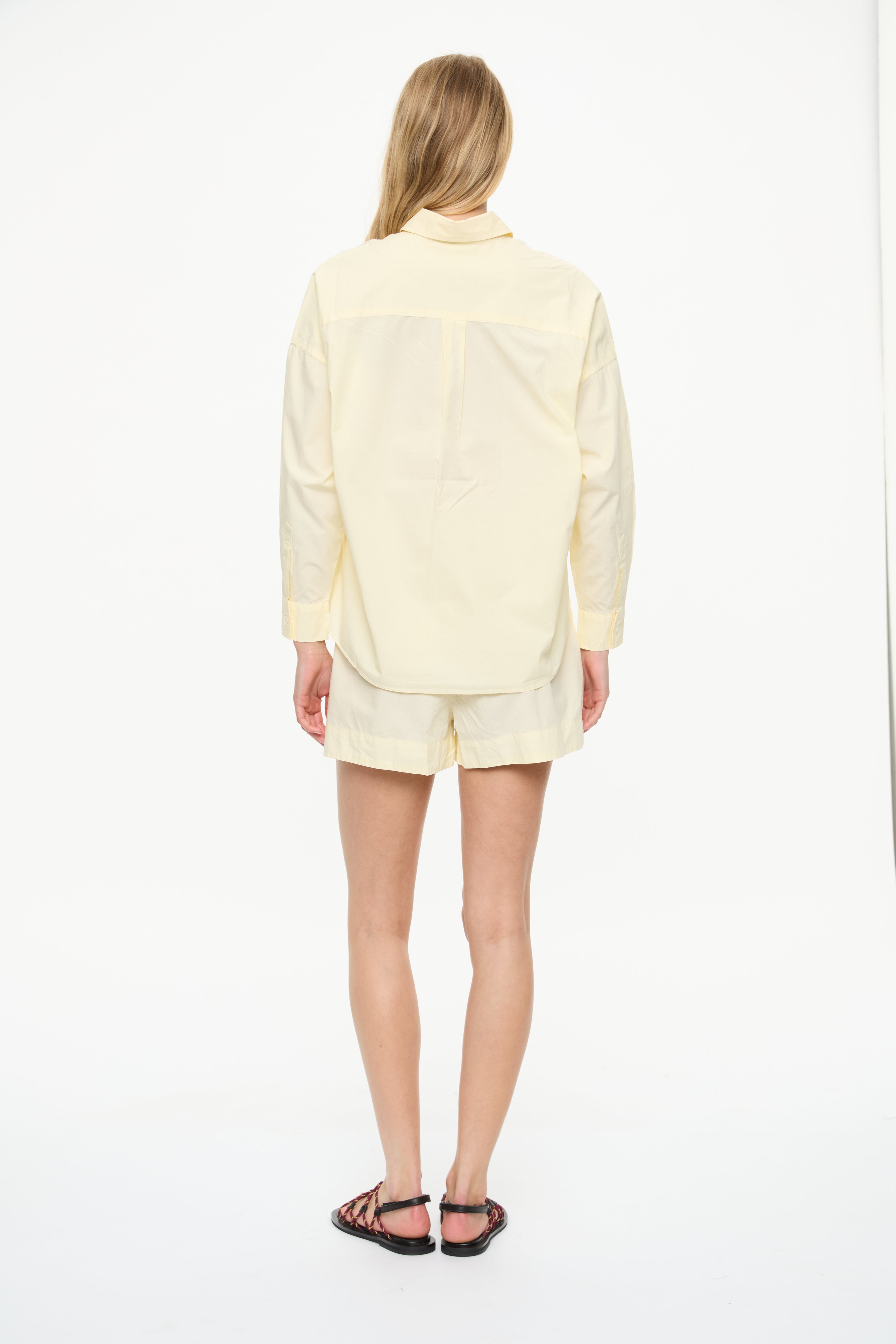 Chiara Long Sleeve Shirt - Classic - Limoncello