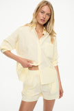 Chiara Long Sleeve Shirt - Classic - Limoncello
